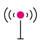 Illustration of a transmitting antenna